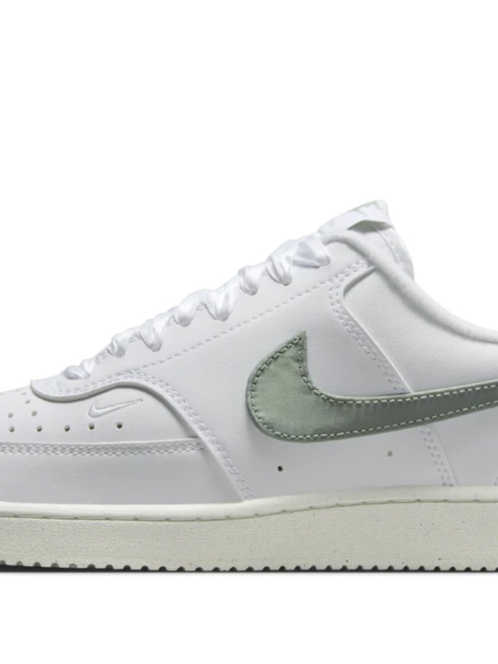 Nike Court Vision Low Next Nature, White Sail Jade Horizon, Size 8.5
